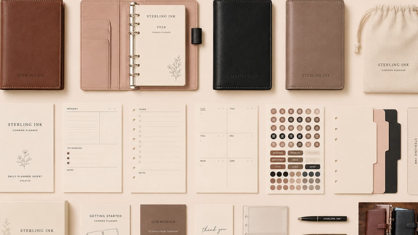 Sterling Ink Sterling Ink Common Planner